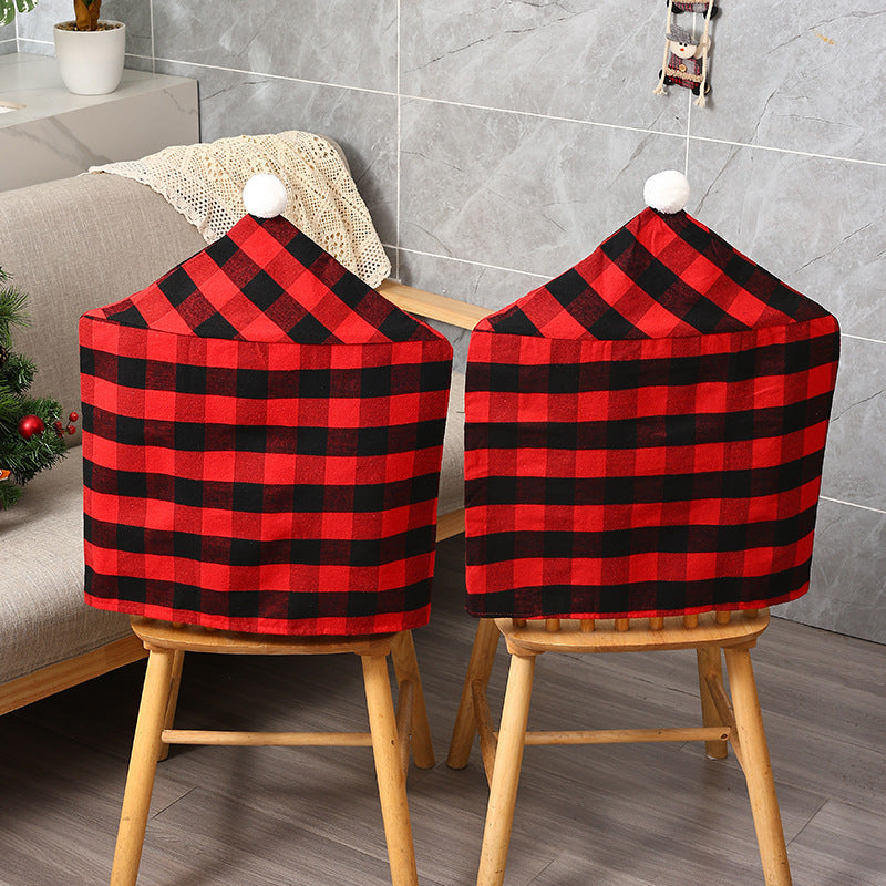 Festive chair cover in Christmas design Kalsten