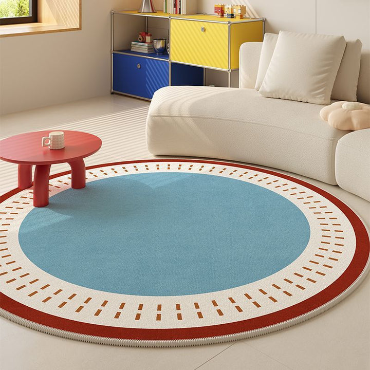Circular Geometric Area Rug