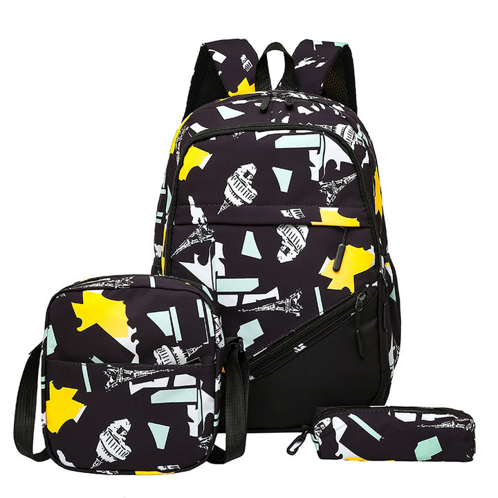 School backpack with multiple compartments and matching accessories Kalsten