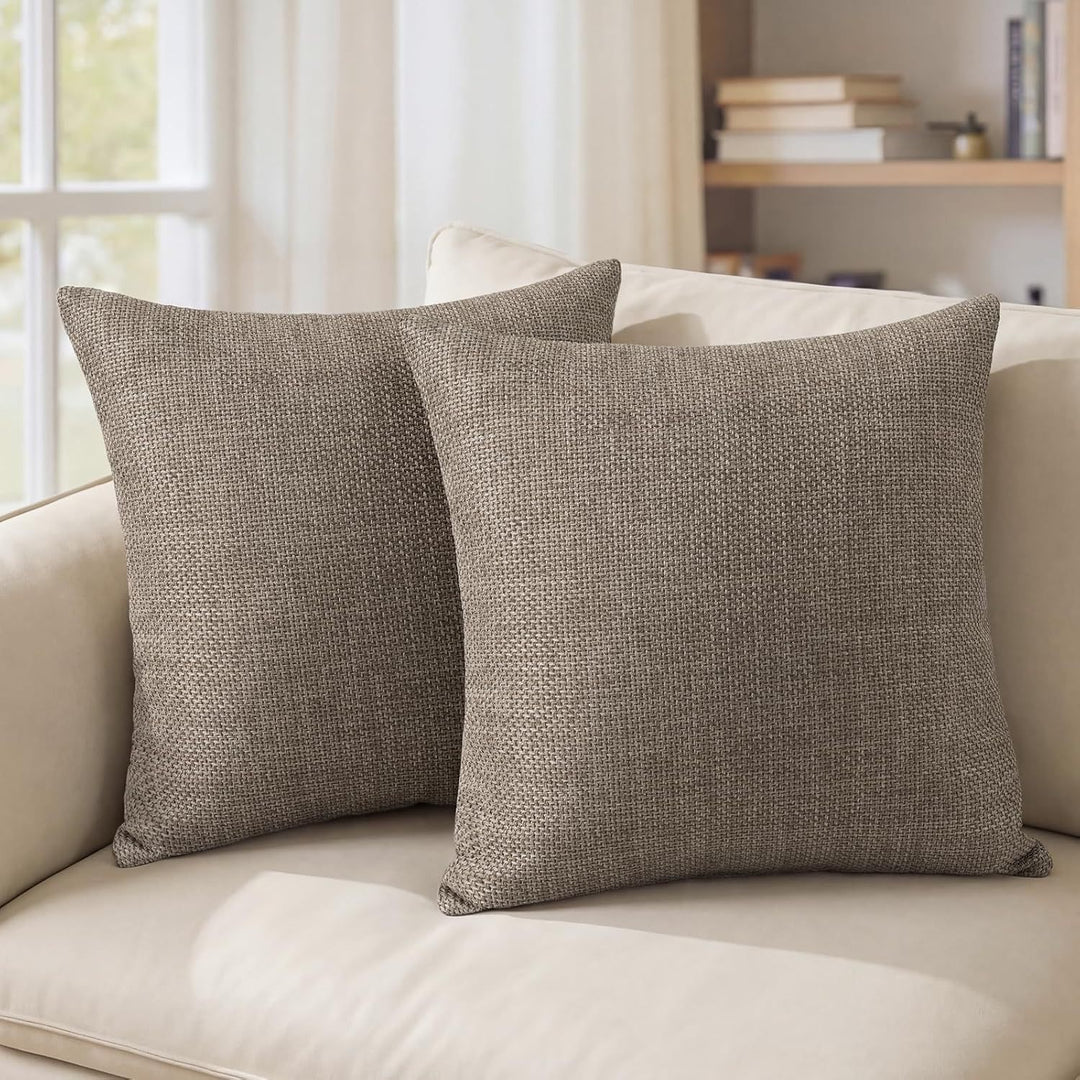 Decorative Faux Leather Throw Pillow