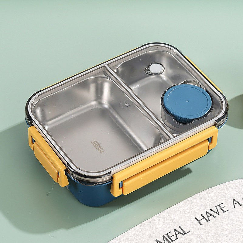 Stainless Steel Bento Box with Leak-Proof Lid