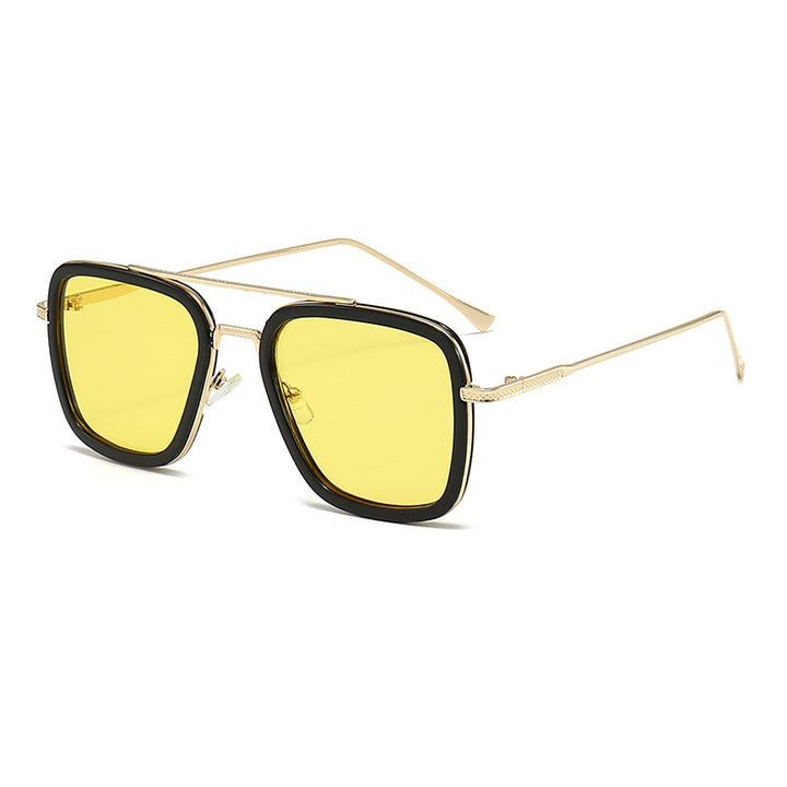 Women's stylish square sunglasses with metallic details Kalsten