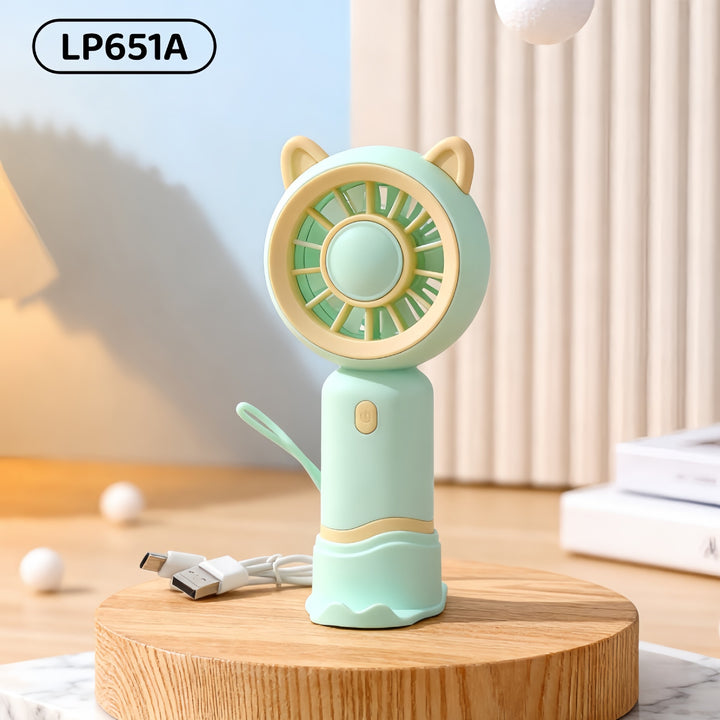 Women's Portable Mini Fan with Innovative Design and USB Charging Function Kalsten