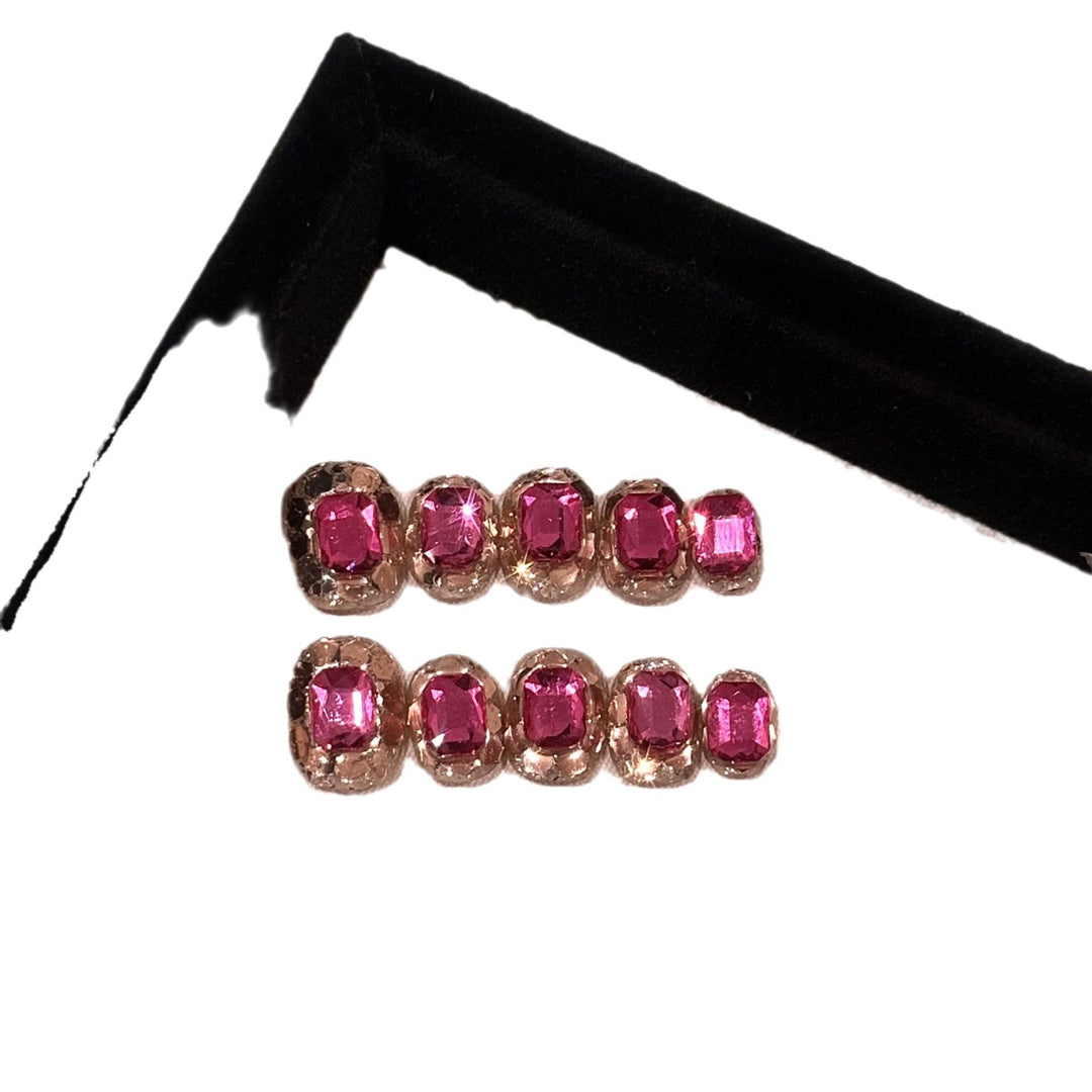 Shimmering Rhinestone Hair Clips