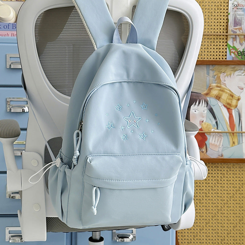 Cute Printed Star-Embellished Backpack Kalsten