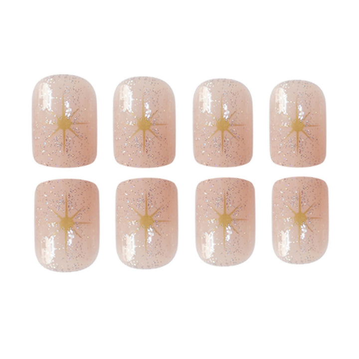 Glamorous Glitter Press-On Nail Extensions Kalsten