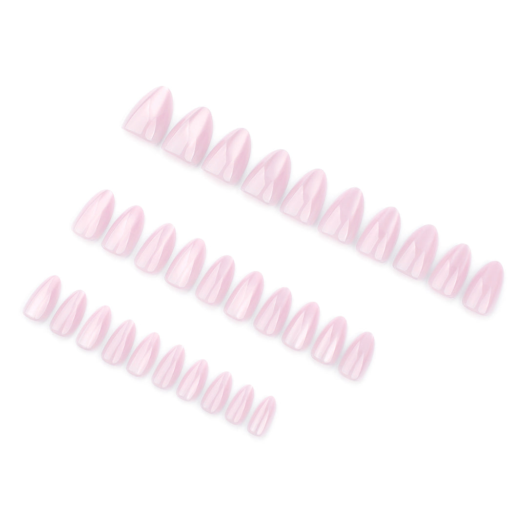 Artful Gel Nails with Elegant Glamour Finish Kalsten