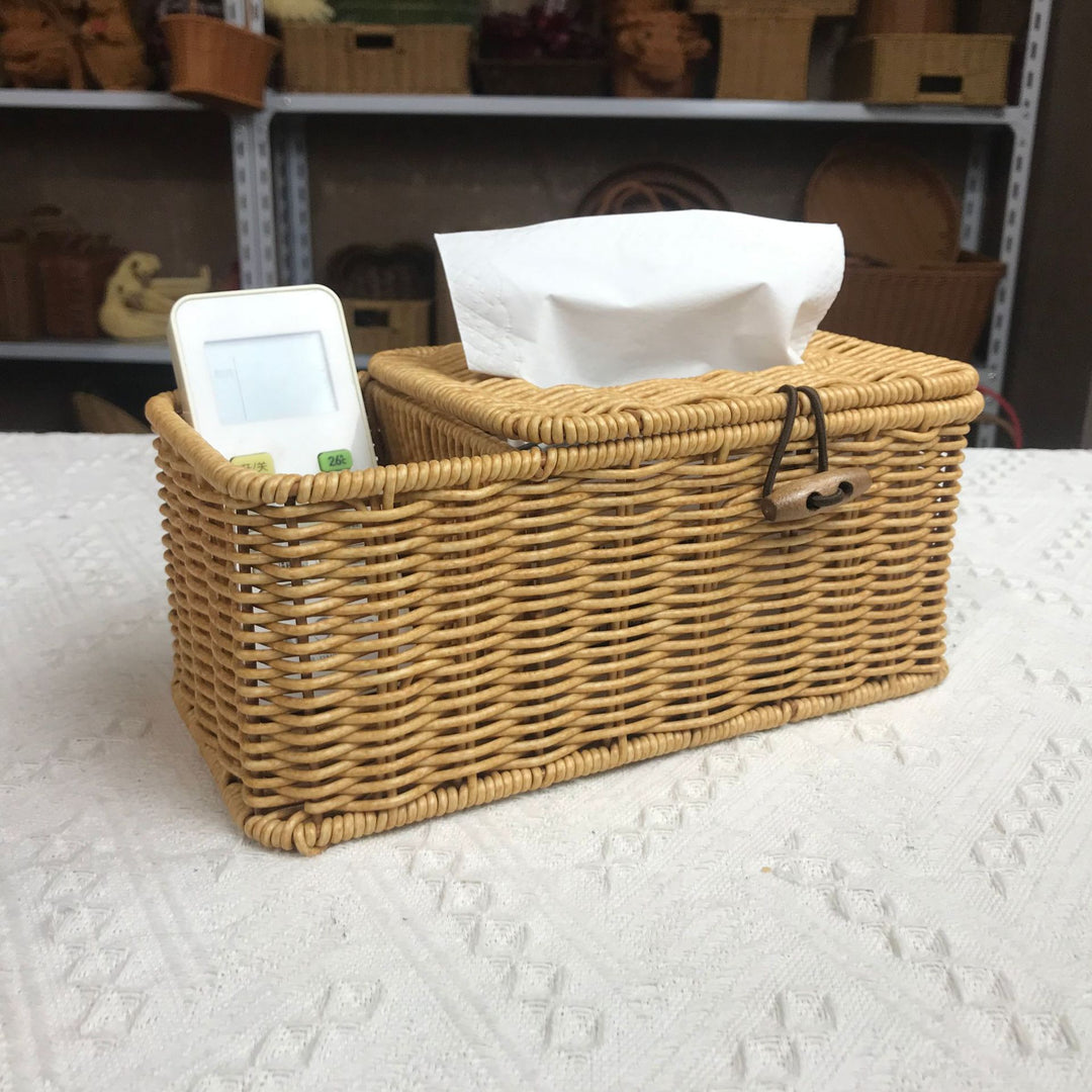 Decorative Woven Tissue Box Holder Kalsten