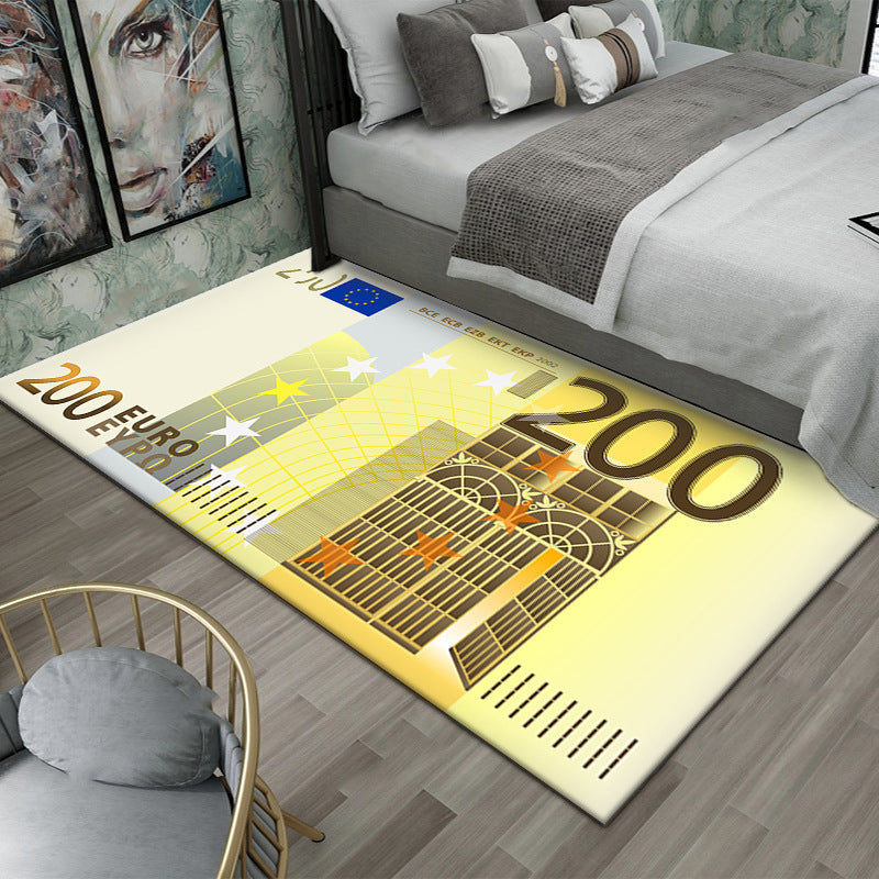 Dollar-Themed Decorative Area Rug
