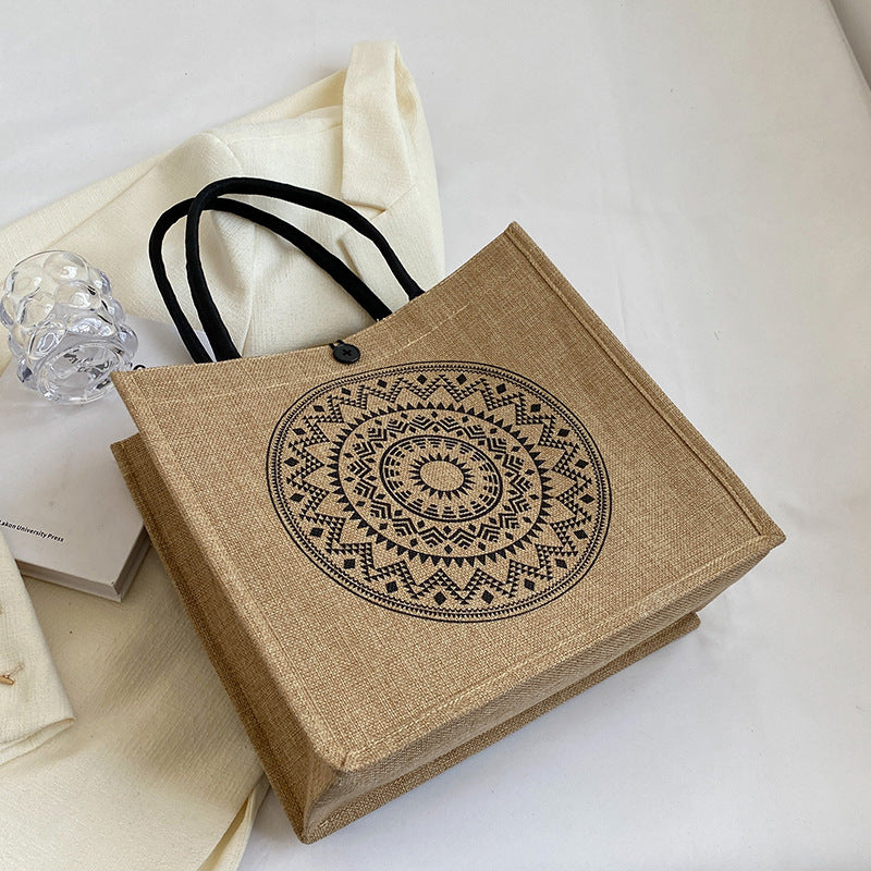 Elegantly Designed Linen Tote Bag