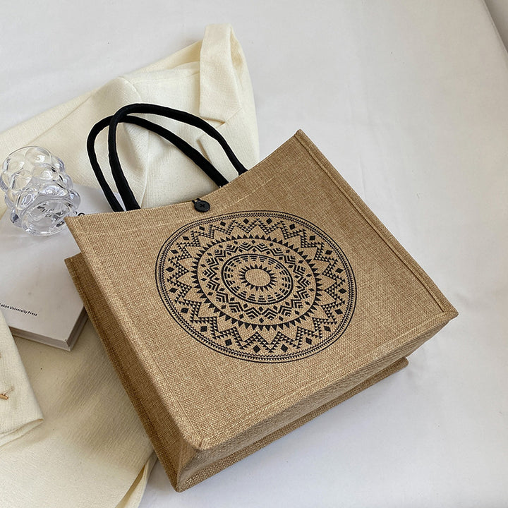 Elegantly Designed Linen Tote Bag