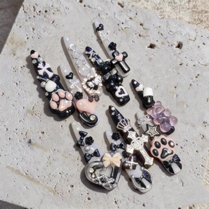 Artistic Gothic Nail Art Set