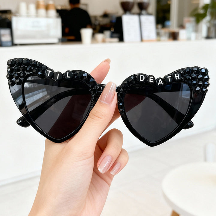 Statement Heart-Frame Sunglasses Kalsten