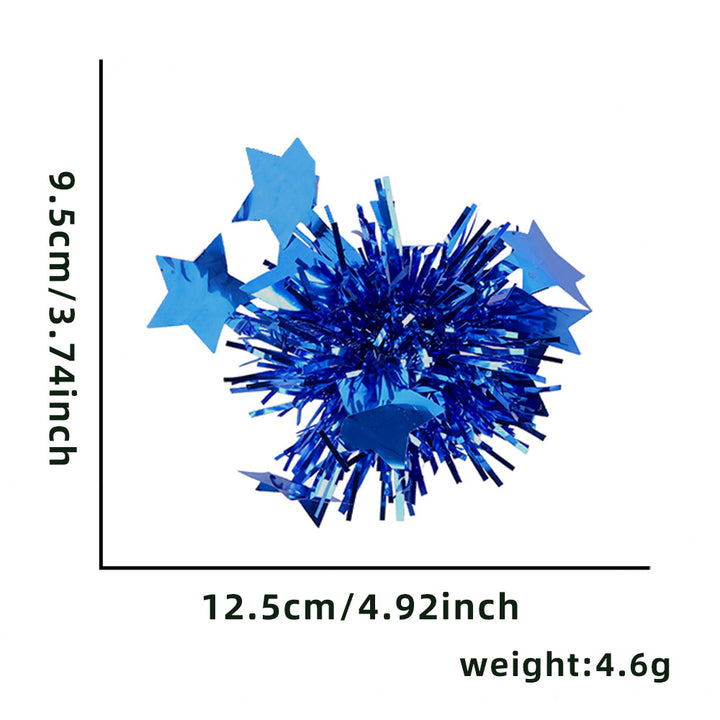 Unisex nan kompakter Cheerleader Pompon made of metallic foil Kalsten