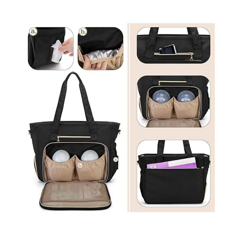 Multifunctional diaper bag with insulated compartments Kalsten