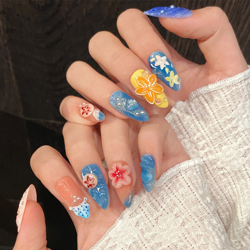 Creative Decorative Press-On Nail Set 1790738810