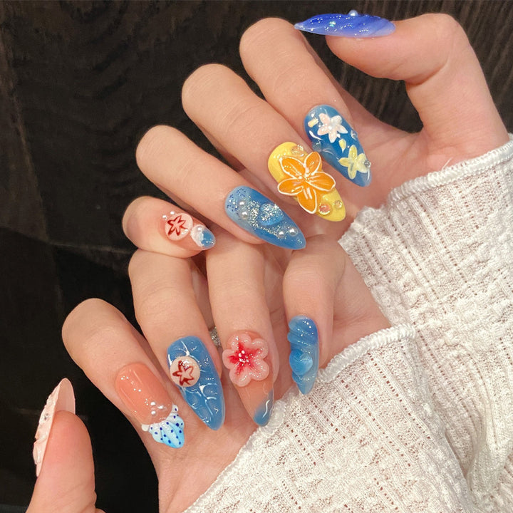 Creative Decorative Press-On Nail Set 1790738810