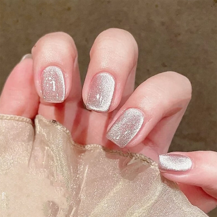 Glossy Press-On Nail Enhancements