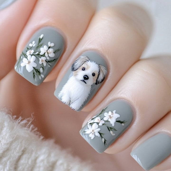 Artistic Pet-Themed Nail Art Kalsten