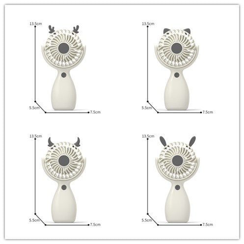 Women's portable handheld fan with creative design Kalsten