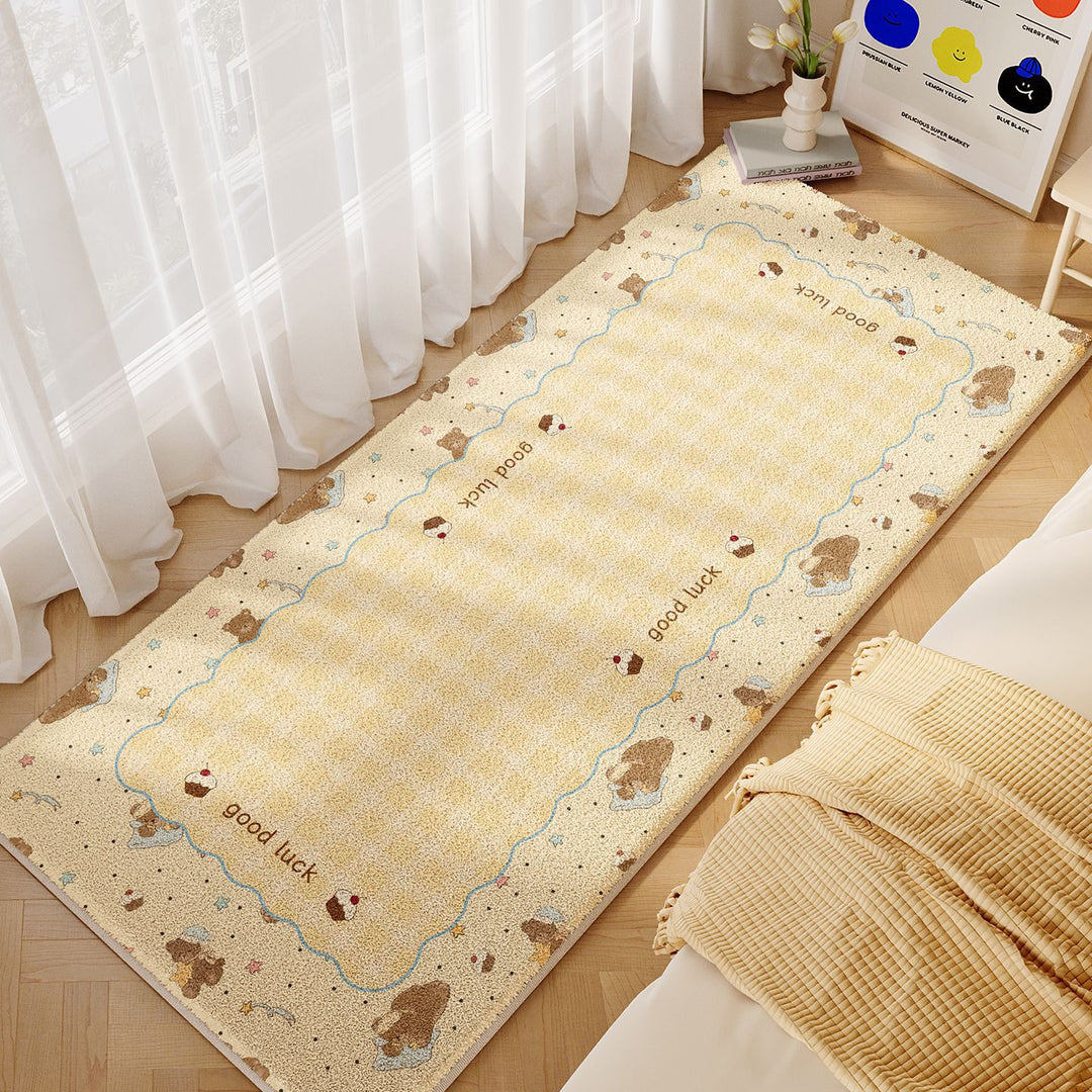 Cute Bear-Themed Decorative Area Rug