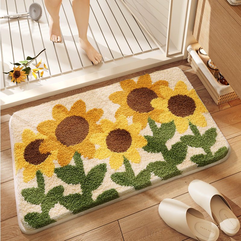 Soft Textured Bathroom Rug Kalsten