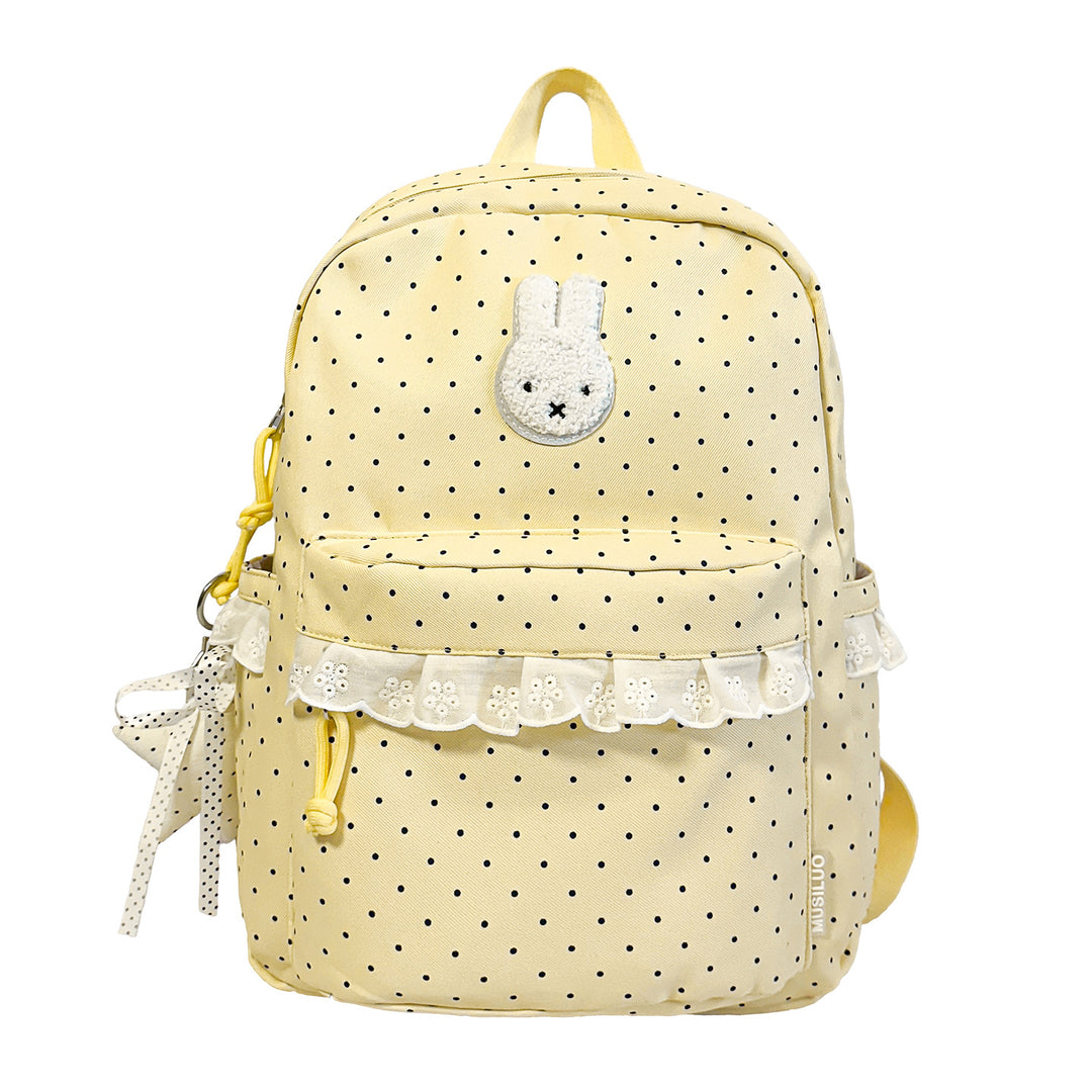 Playful Bunny-Ear Printed Backpack Kalsten