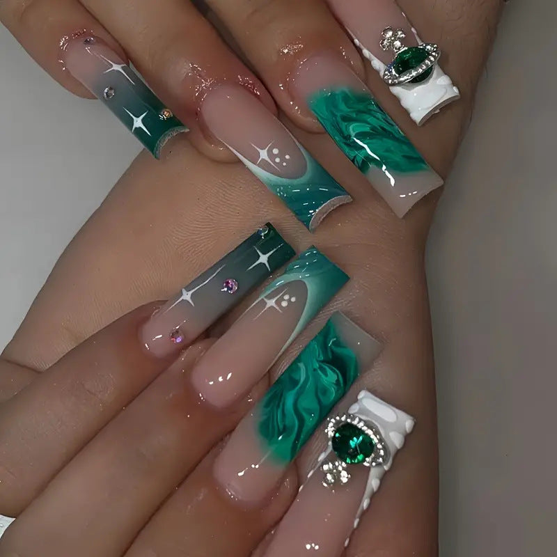 Artistic Press-On Nail Art Extensions Kalsten