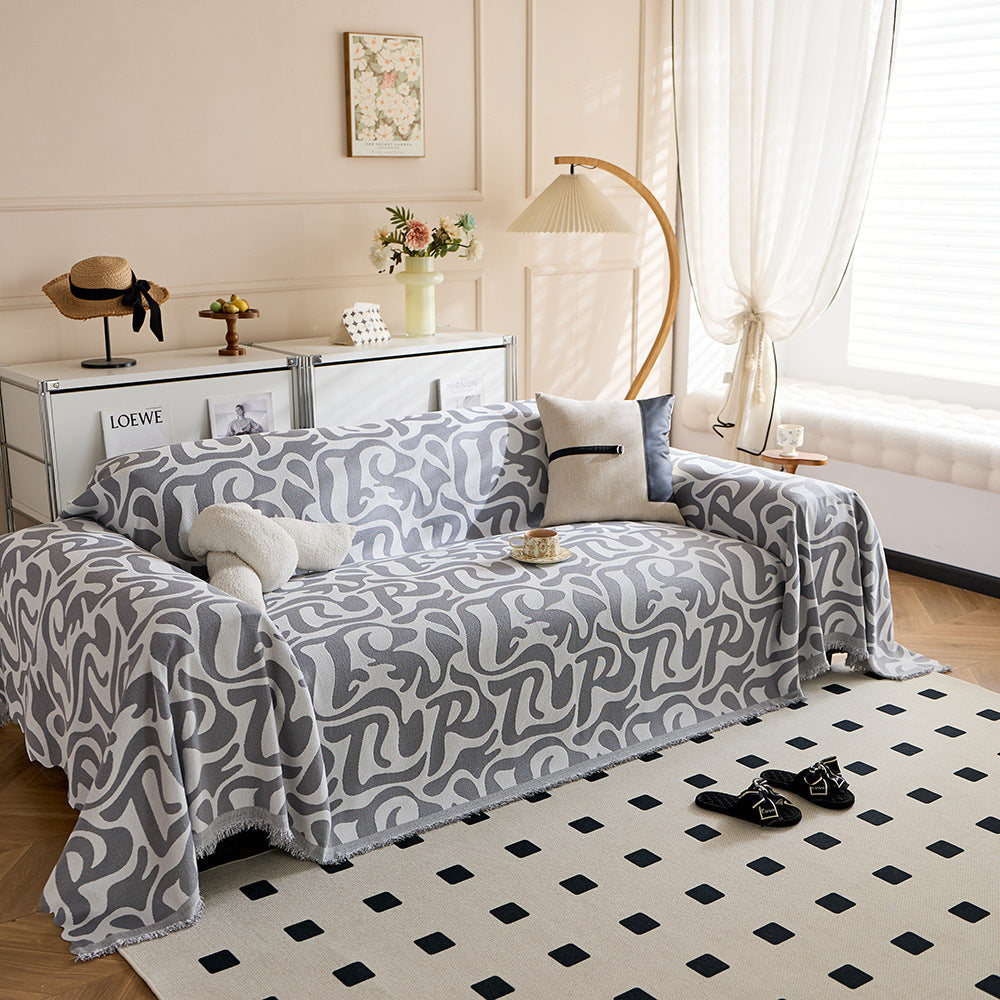 Artistic Patterned Sofa Throw Blanket