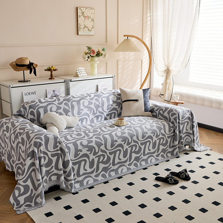 Artistic Patterned Sofa Throw Blanket