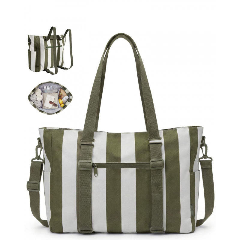 Fashionable tote bag with multifunctional compartments Kalsten