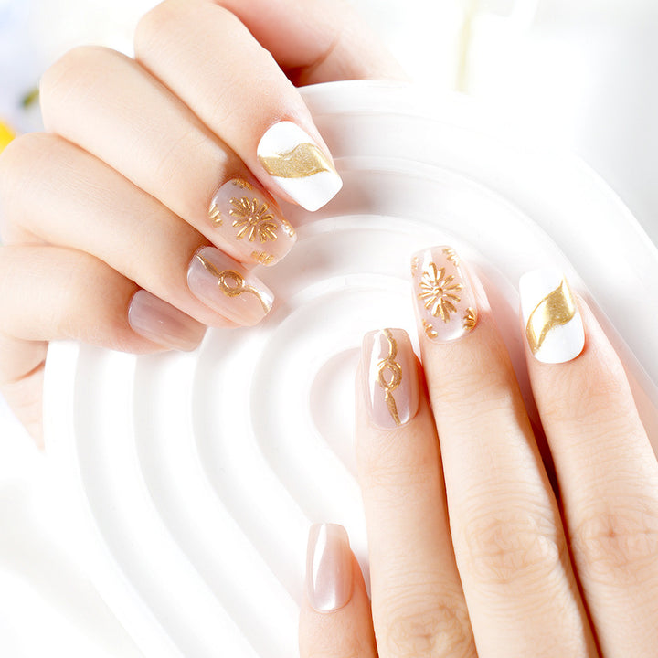 Artistic Metallic Nail Set Kalsten