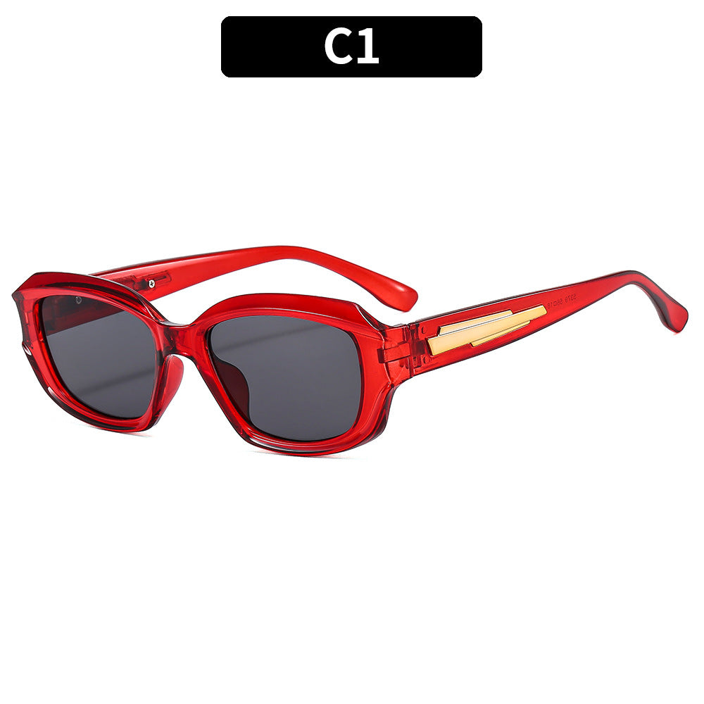 Stylish Cat-Eye Sunglasses with Elegant Accent