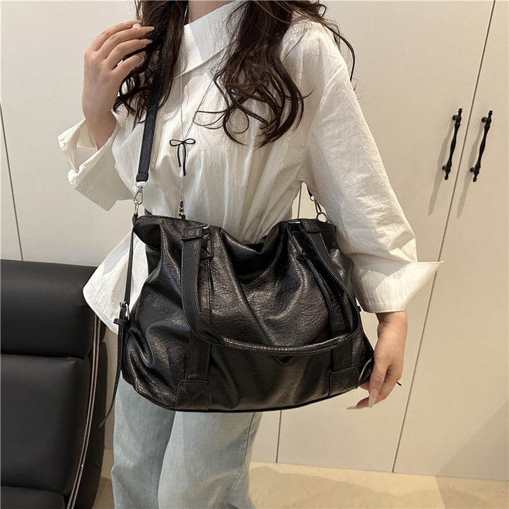 Luxurious Faux Leather Travel Tote Bag Kalsten