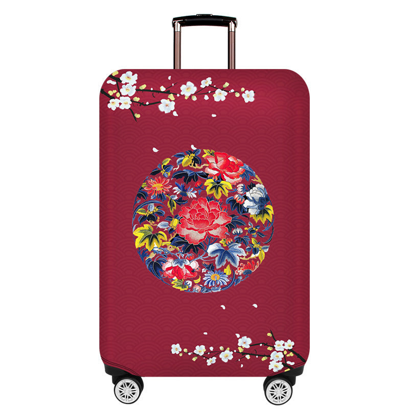 Women's hardshell travel suitcase with floral design Kalsten