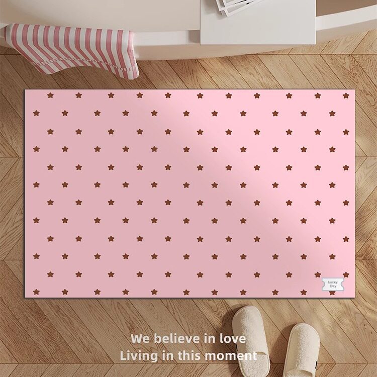 Decorative Star-patterned Bath Mat Kalsten