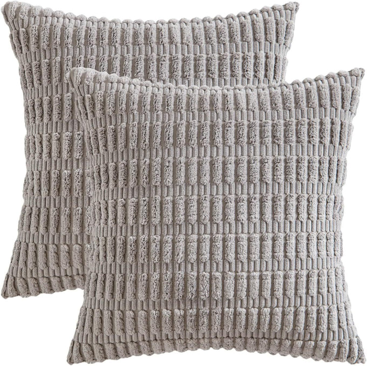 Textured Plush Accent Pillow