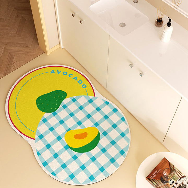 Fun Donut-Themed Bath Mat Kalsten