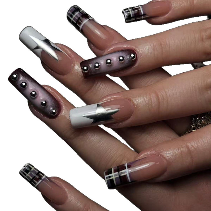 Artificial nails with elegant geometric design Kalsten