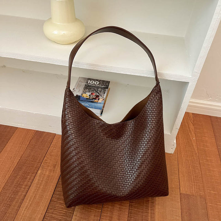 Woven Texture Shoulder Bag