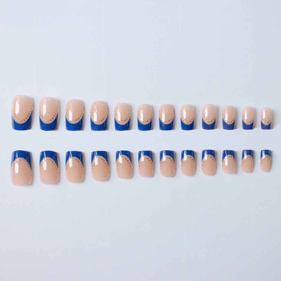 Elegant French Tip Gel Nail Art Kit