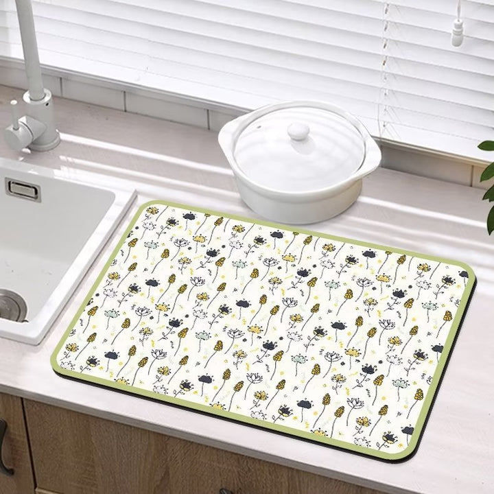 Elegant Floral Dining Table Mat Kalsten