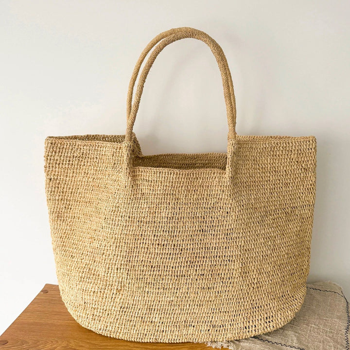 Handwoven raffia tote bag Kalsten