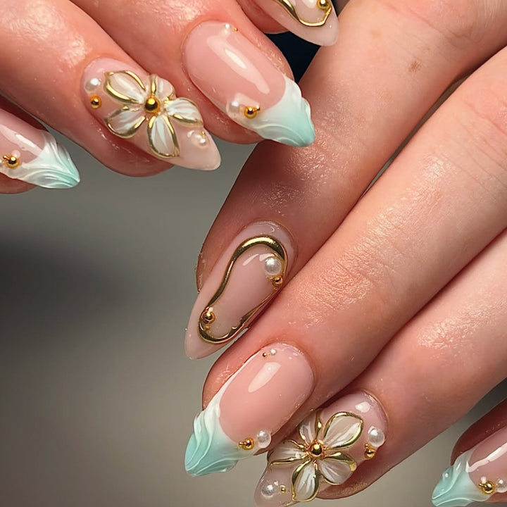 Elegant Floral Nail Art Kit Kalsten