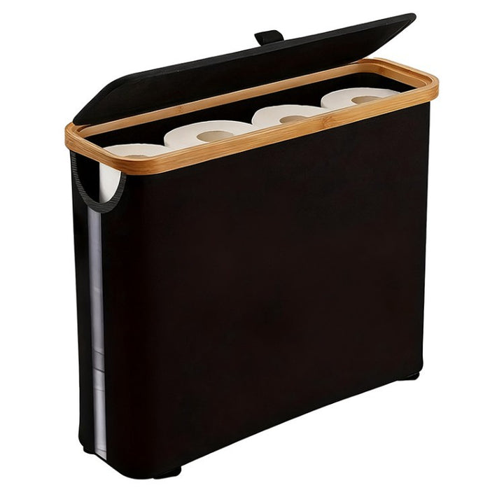 High-quality laundry basket with lid and handle Kalsten