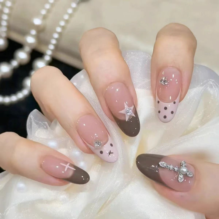 Artificial nails with elegant ombre finish Kalsten