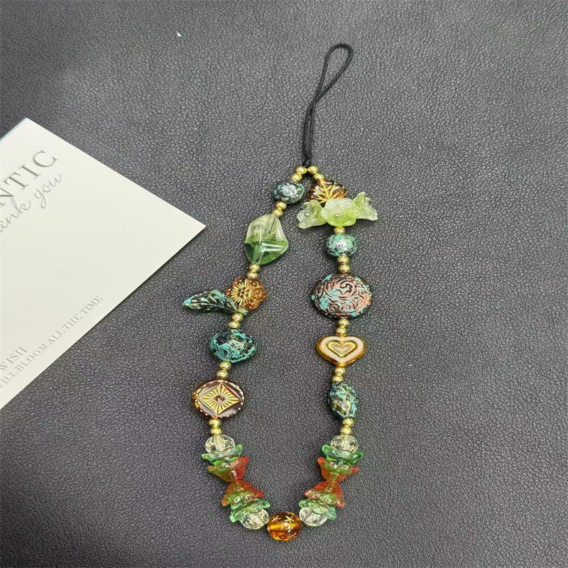 Artistic Beaded Charm Eyewear Holder Kalsten