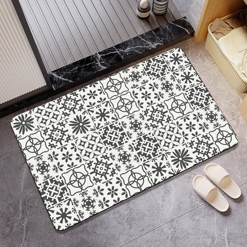 Stylish Abstract Bath Mat Kalsten