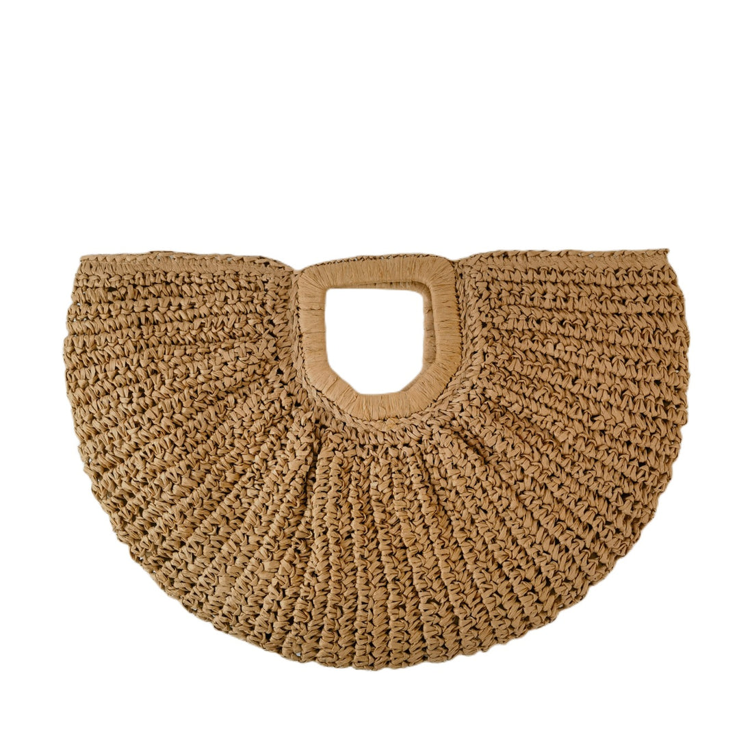 Handcrafted Ribbed Structure Beach Bag Kalsten