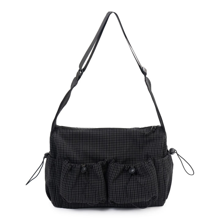 Multi-Pocket Utility Shoulder Bag